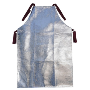 Aluminum Foil Fire-Proof Safety Wear Heat Insulation Apron, Heat-Resistant Apron